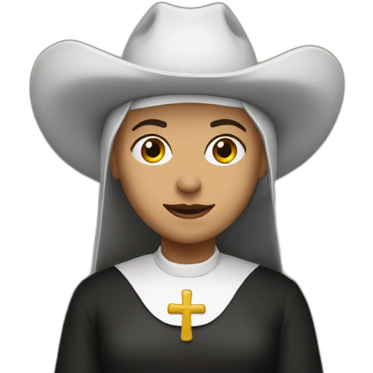 Cowboy Nun emoji