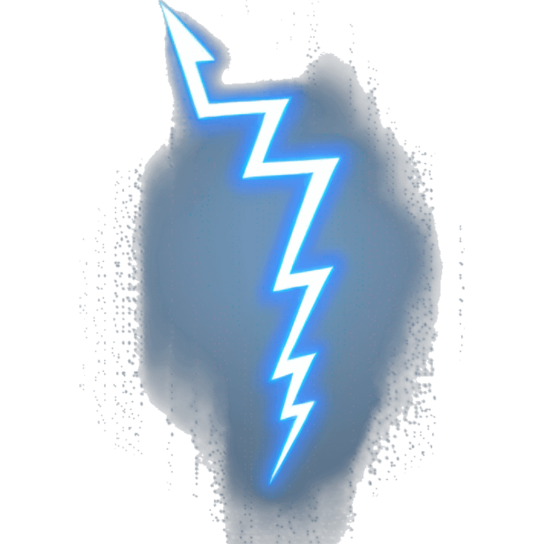 lightning based on the staff emoji