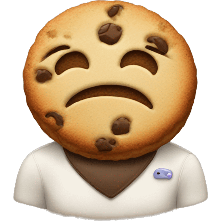 cute emoji with cookie emoji