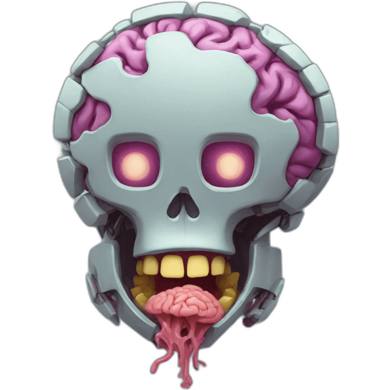 Bot Eat Brain emoji