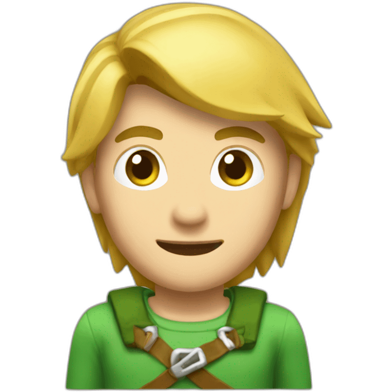 Link en parachute emoji