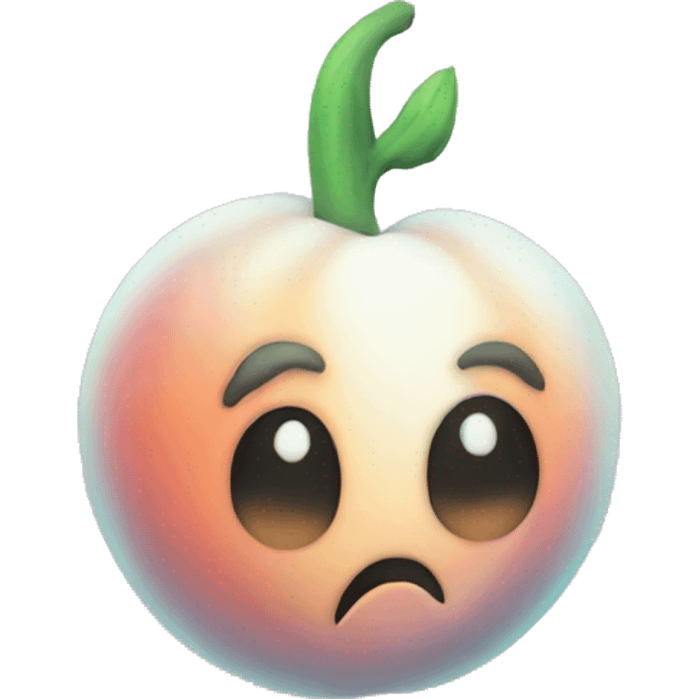 Ghost peach emoji