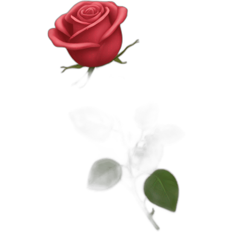 Closed rose emoji