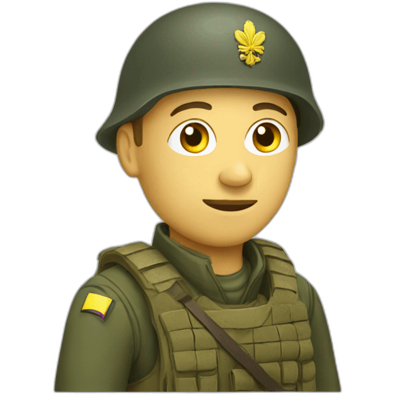 ukranian soldier emoji