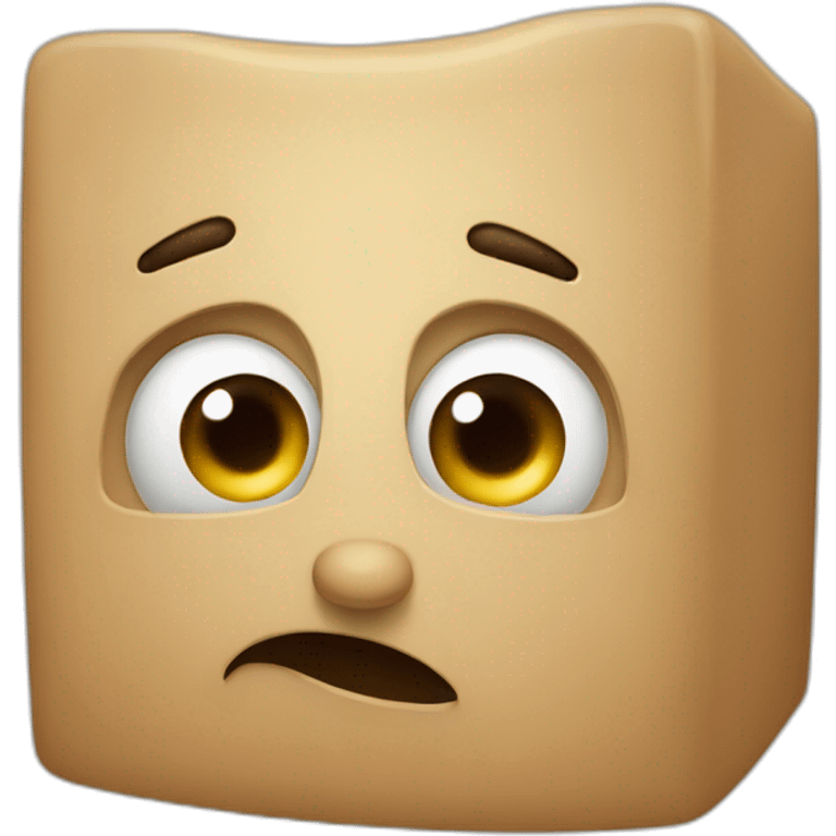 Cubic head emoji