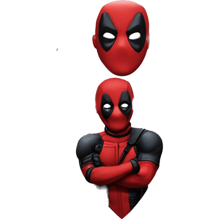 Deadpool heart emoji