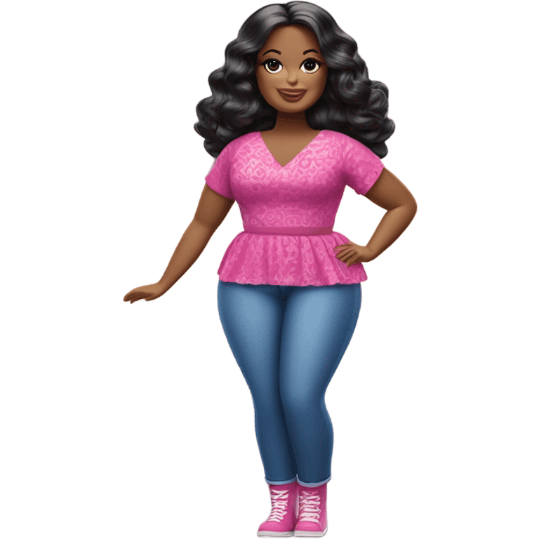 Fat Barbie emoji