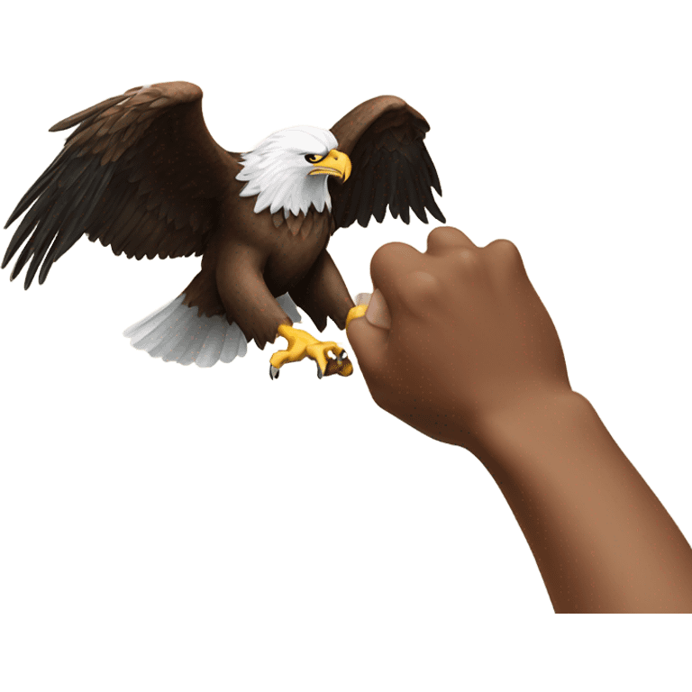 Eagle punching ram emoji