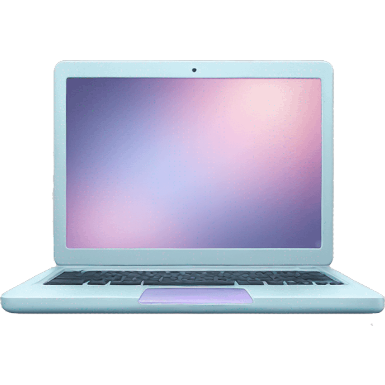 Pastel laptop  emoji