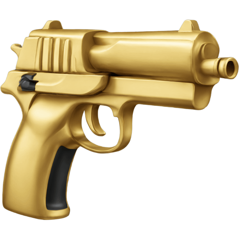 gold gun toy  emoji