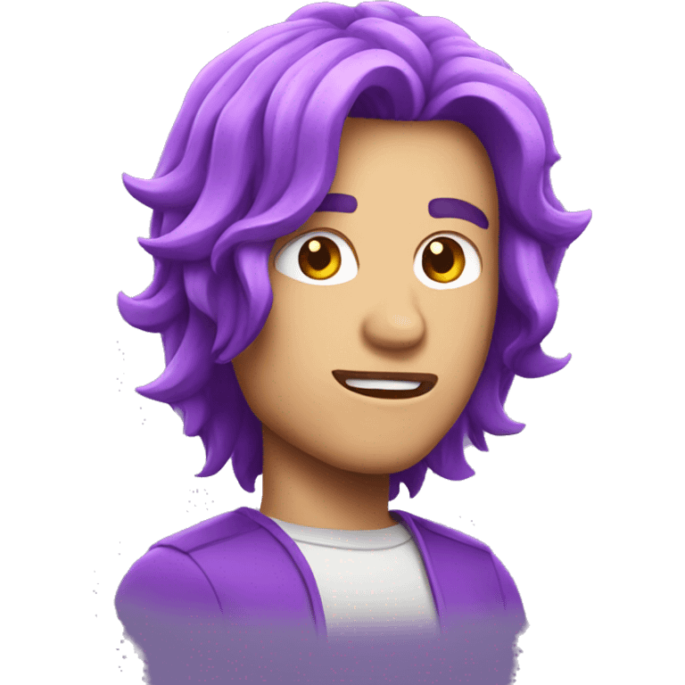 purple animated thunderbolt emoji