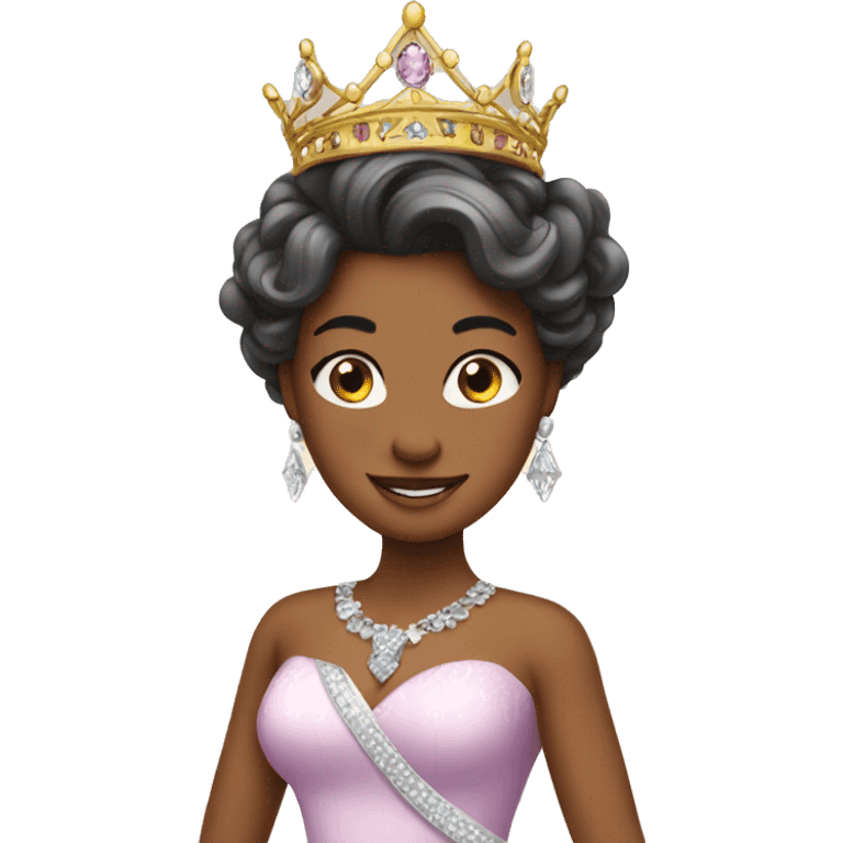 Hot princess with tiara emoji