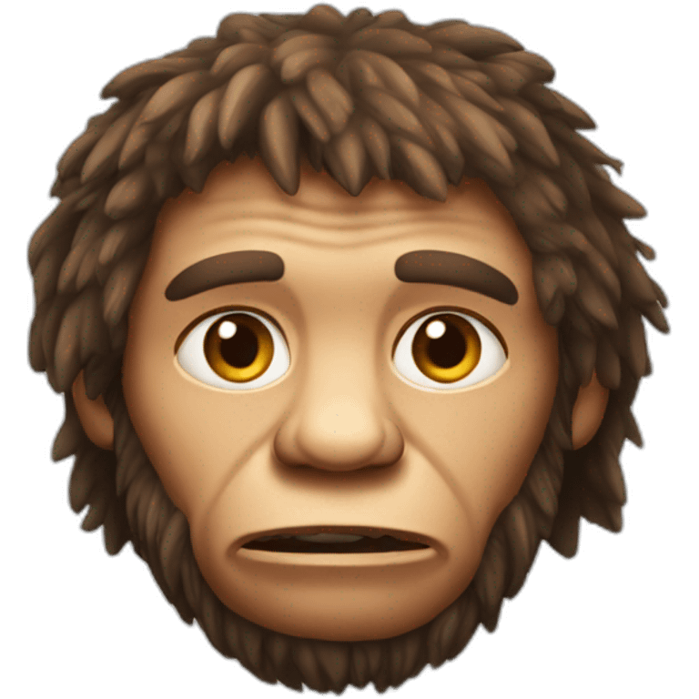 neanderthal iPhone emoji