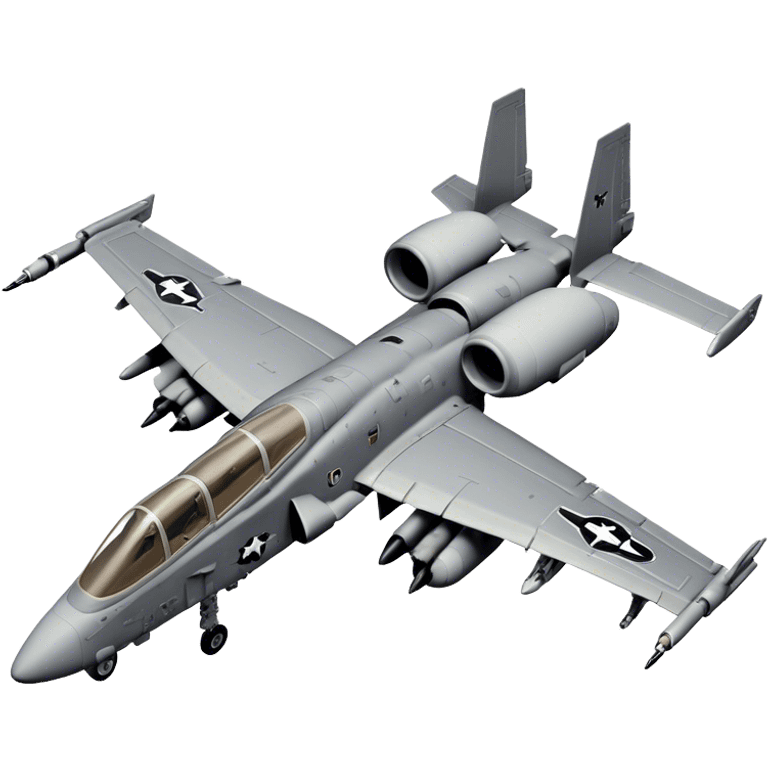 Warthog Jet (A-10 Thunderbolt II) - Fairchild Republic (Model Year: 2022) (Iconic colour: Desert camo) emoji