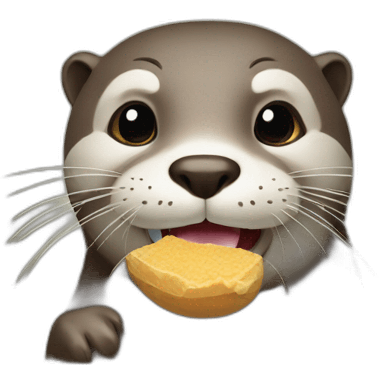 otter posting to feed emoji