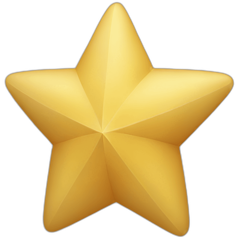 4 angle star emoji