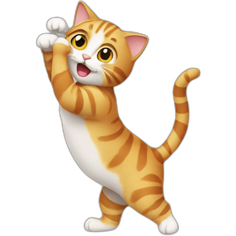 cat dab emoji