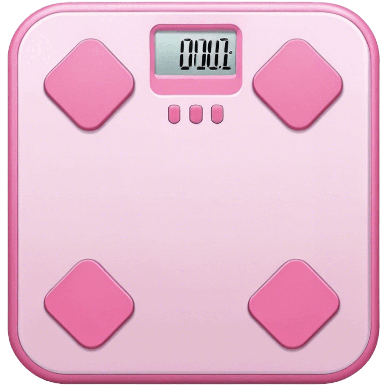 Pink body weight scale  emoji