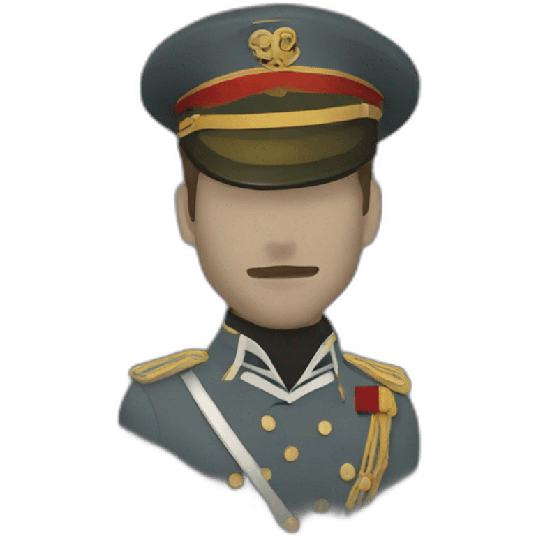 Militaire francais qui salut emoji