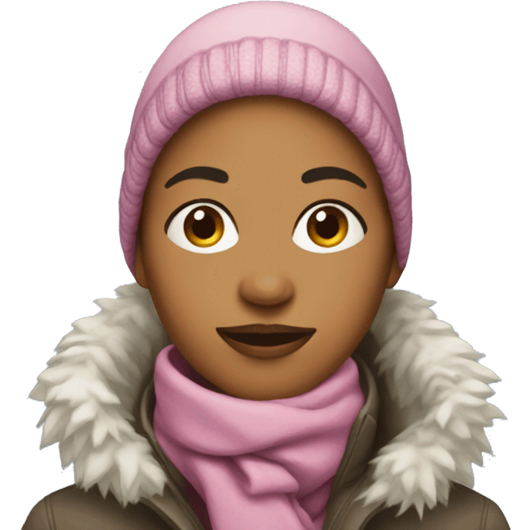 winter woman emoji