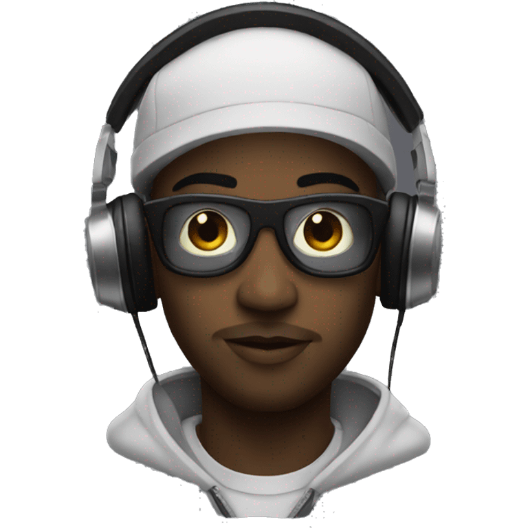 Dj noir emoji