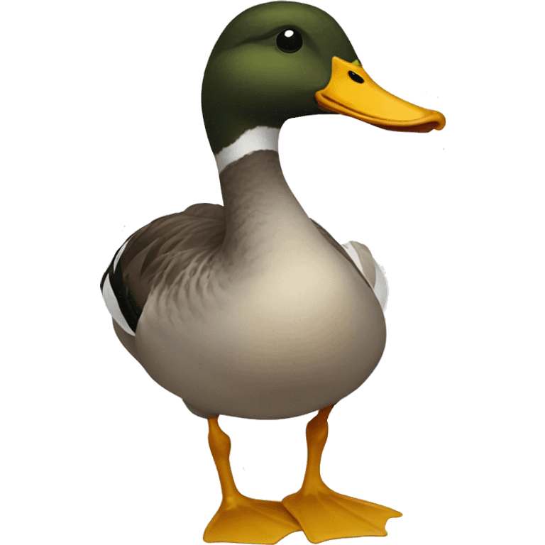 Duck with bow emoji