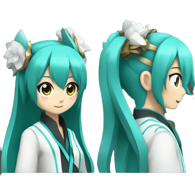 hatsune miku and nagito emoji