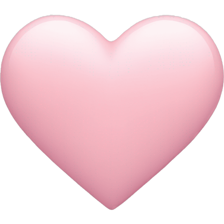 Pastel pink heart emoji