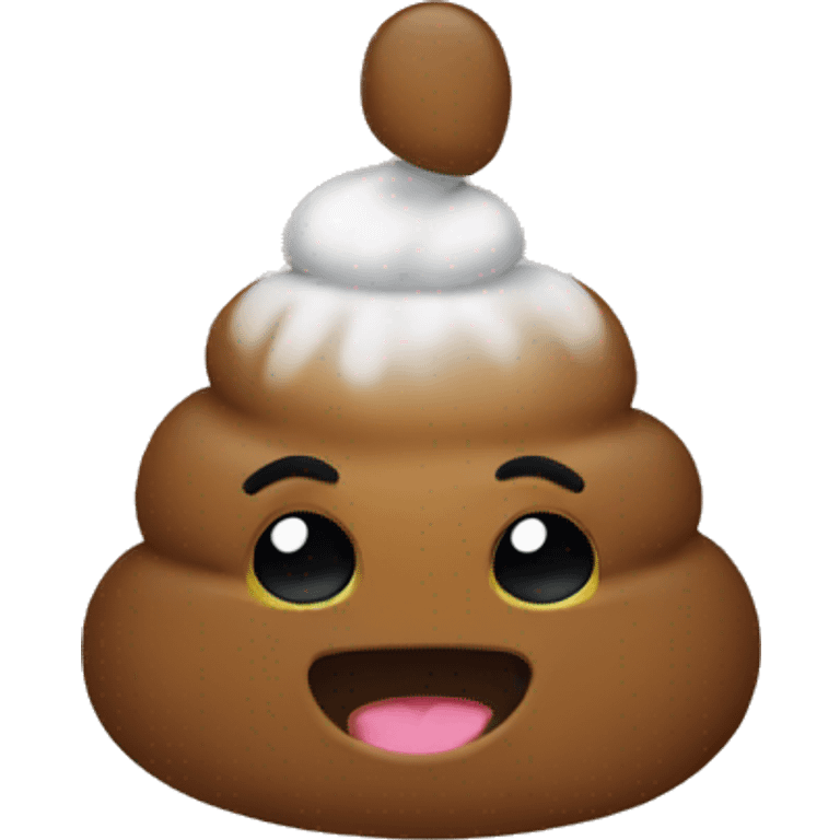 Poo hat  emoji