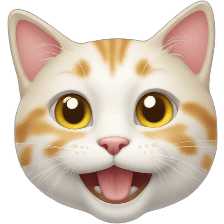 Happy cat emoji