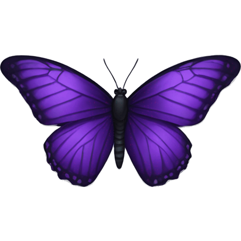 Dark purple butterfly emoji