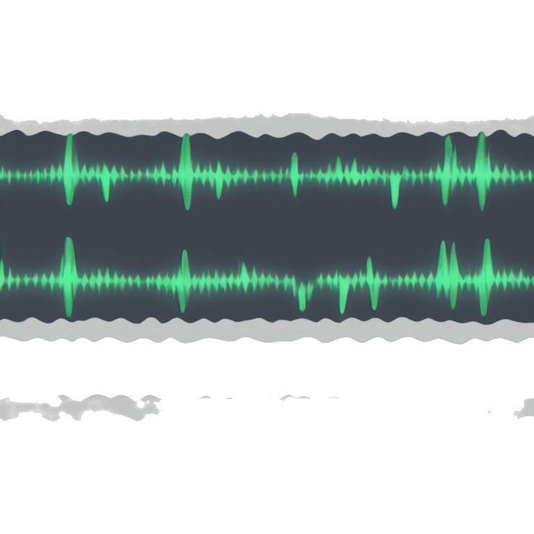 Waveform of resonance emoji