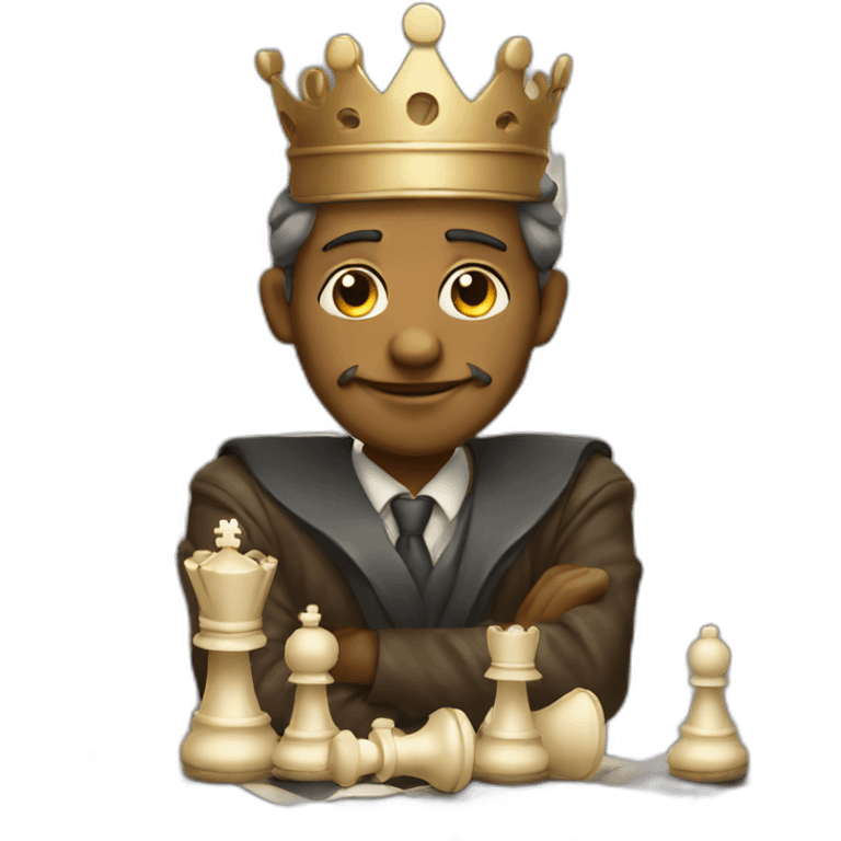 Chess king emoji