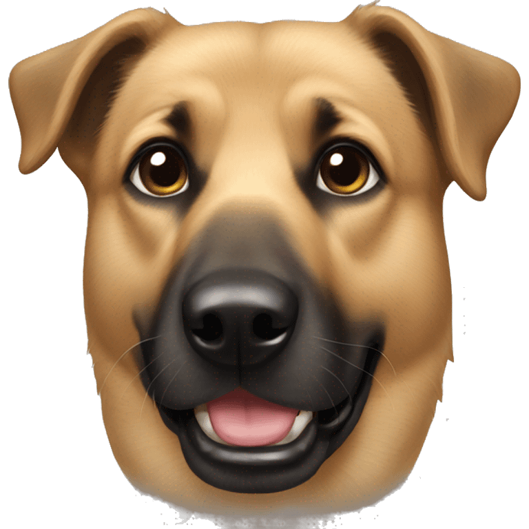 Black lab German Shepard emoji