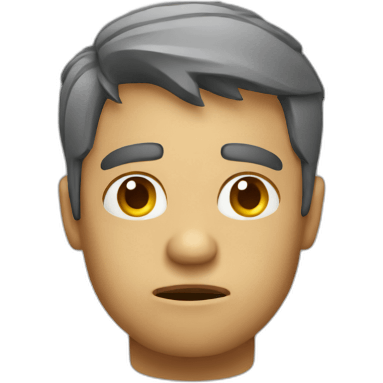 Stressed developer emoji