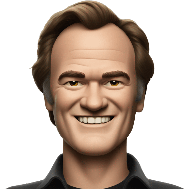 Quentin Tarantino smiles emoji