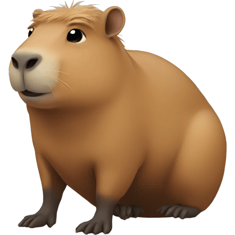  Capybara comptable emoji