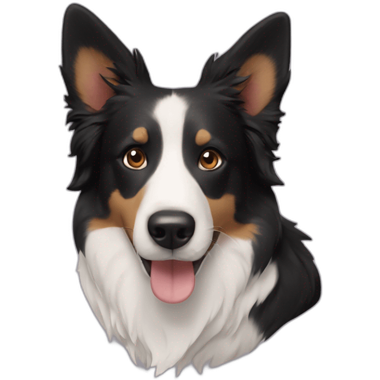 border collie mixed with corgie emoji