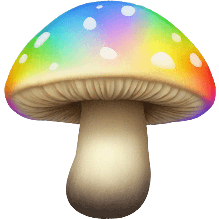 Mushroom rainbow emoji