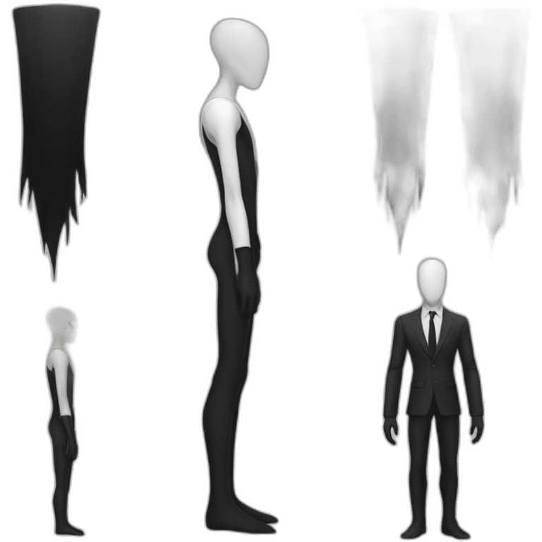 slender man kawaï emoji