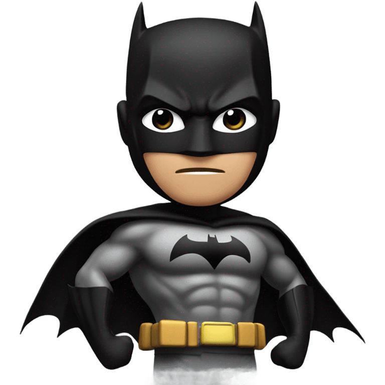 Realistic bat man emoji