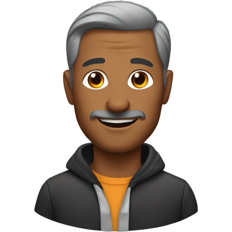 A man with a Dachshund  emoji