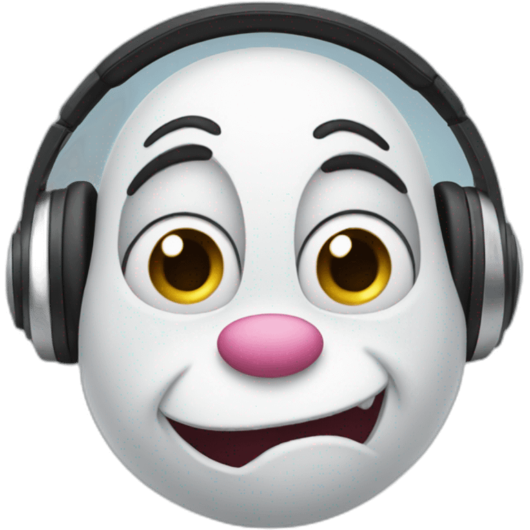 OGGY character with headphones  emoji