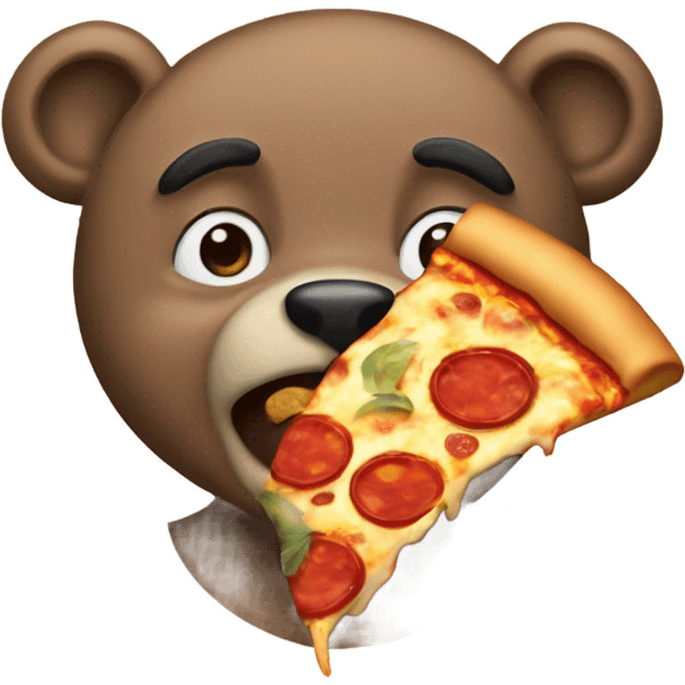 GRIZLI BEAR PIZZA emoji