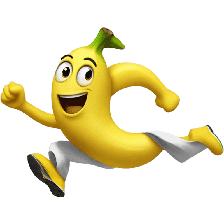 sprinting banana  emoji