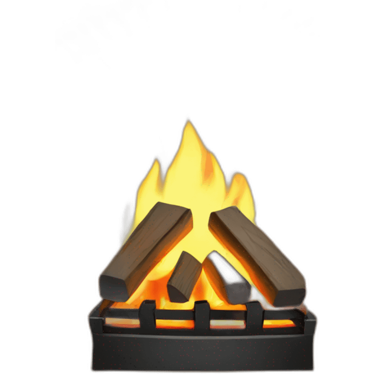 fireplace heart emoji