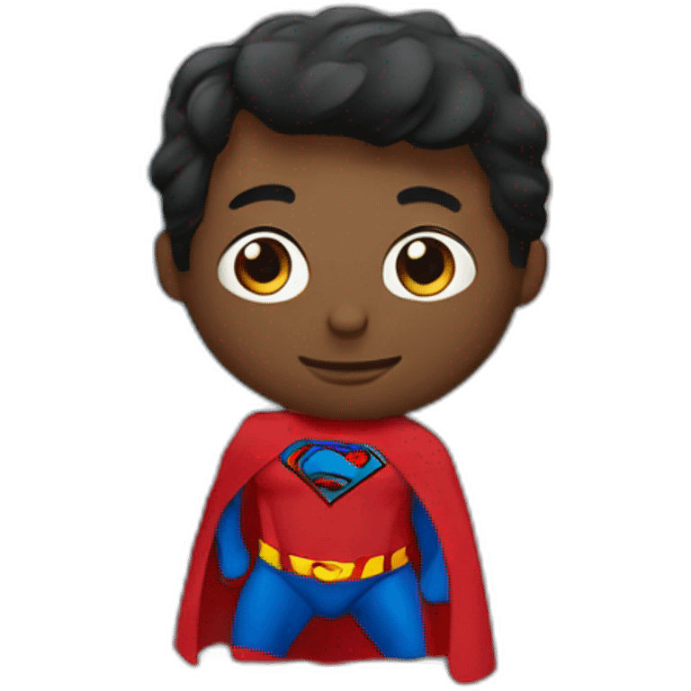 superman with laptop emoji