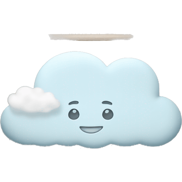 cloud and photo frame emoji