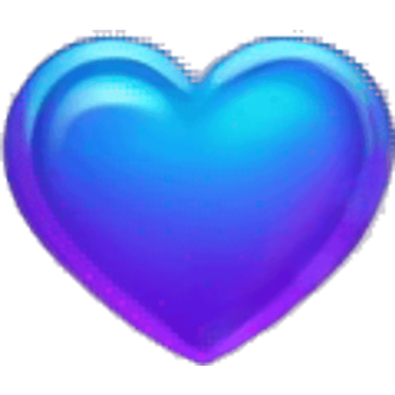 Corazón azul y morado emoji