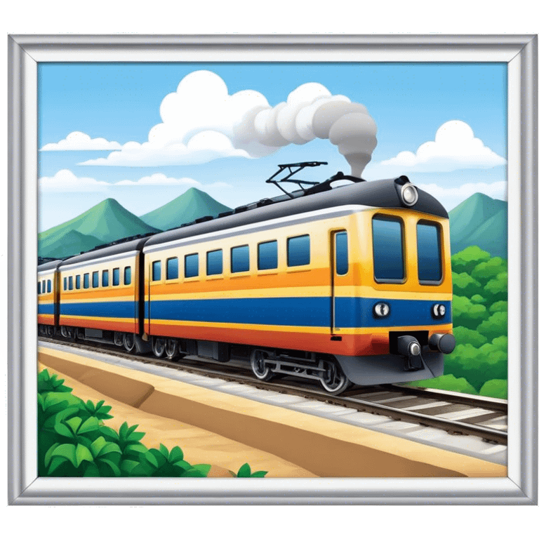 sri lanka train  emoji